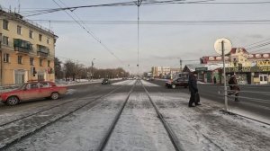 Челябинский трамвай. Маршрут 3 на ЧМК