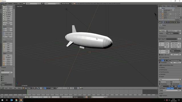 Create a Customized 3D Blimp in Blender смотреть онлайн