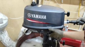 Лодочный мотор YAMAHA 4л.с. двухтактный, 2014г.