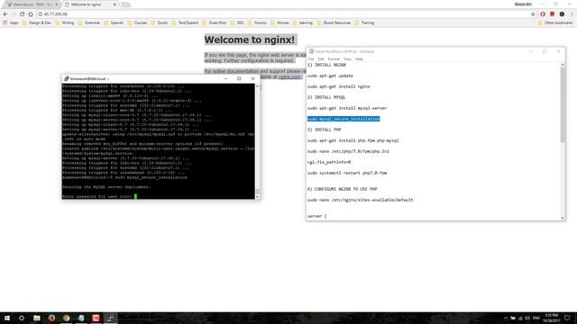 How to Install Linux Nginx, MySQL, PHP (LEMP Stack )In Ubuntu 17 смотреть онлайн