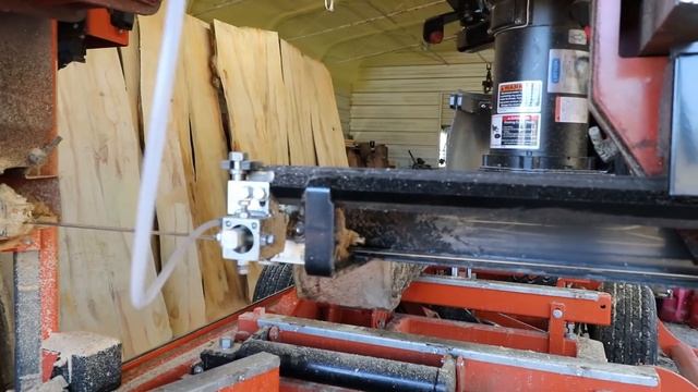 Harvesting an Apple Log on the Sawmill and finding Treasure under the bark смотреть онлайн