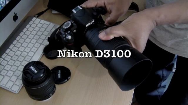 Nikkor AF-S 55-300mm VR Lens - Unboxing and zoom test with D3100 смотреть онлайн