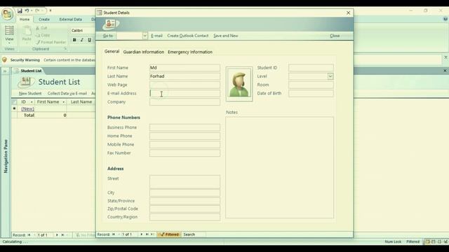 Beginners Ms Access Education Data Entry Bangla Tutorial смотреть онлайн
