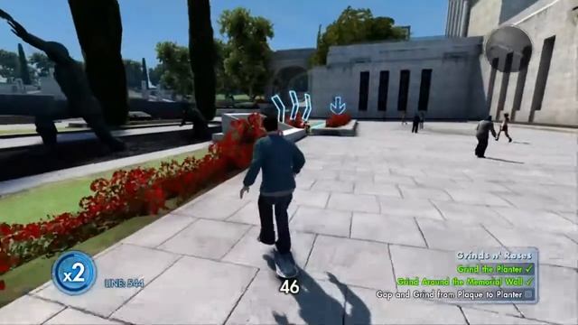 Carverton Memorial Park - Grinds 'n Roses - Skate 3 смотреть онлайн
