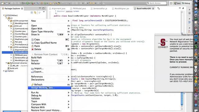 Running java with language models in Eclipse and generating the eclipse project from build.xml смотреть онлайн