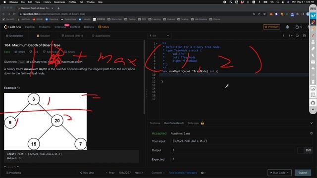 [程人刷起來 EP8] 104. Maximum Depth of Binary Tree | Golang смотреть онлайн