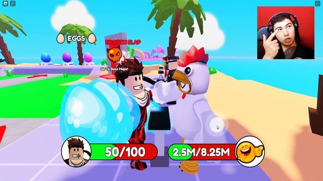 ДАЛ ЛЕЩА ВСЕМ ОТ БЕКОНА ДО МЕГА КАЧКА БАЗУКИ В СИМУЛЯТОРЕ ЛЕЩА Power Slap Simulator В РОБЛОКС ! смотреть онлайн