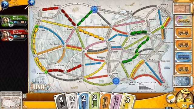 Ticket To Ride board game , Digital version смотреть онлайн