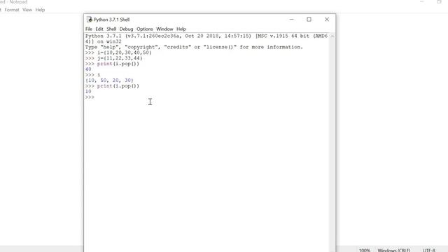 pop( ) and clear( ) Method Example in Python смотреть онлайн