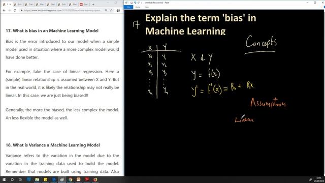 Question 17 - What is Bias in Machine Learning and Data Science смотреть онлайн
