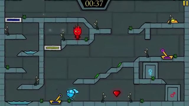 Fireboy and Watergirl 5: Elements ? - Walkthrough 100% смотреть онлайн