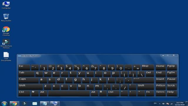 On Screen Keyboard In Windows 7 | Computer Me Keyboard Kaise Laye Windows 7 смотреть онлайн