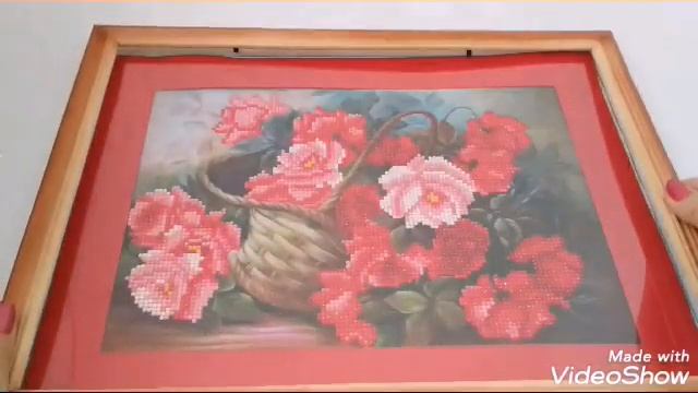 Как оформить алмазную вышивку, быстро и дёшево.