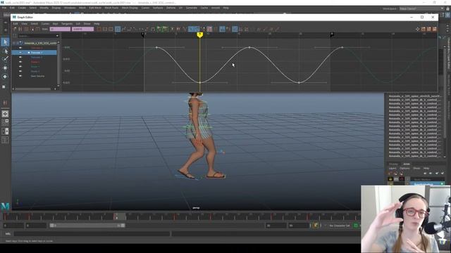 Animating Feet & Legs | How to Animate a Walk Cycle in Maya for Games | Walk Cycle Animation Part 2 смотреть онлайн
