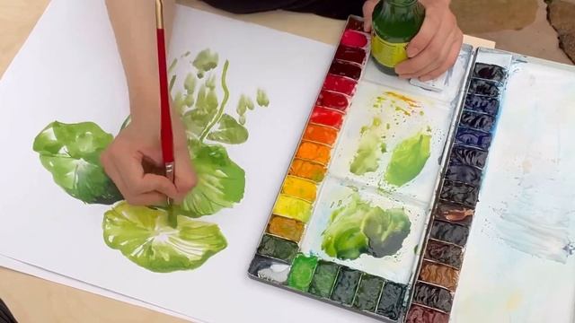 ?? Drawing class at Botanical Garden | German Art College | International Students смотреть онлайн