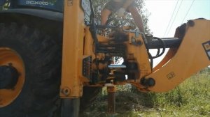 Ремонт замка Тормозного цилиндра задней каретки экскаватора JCB 3-сх