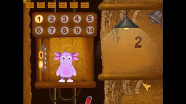 Лунтик Учит Цифры:  Лифт. Учим Цифры до 10. Обучающая Мультик-Игра для маленьких детей