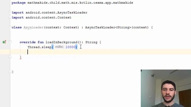 AsynTask and AsynTaskLoader in Kotlin with Example(عربي) смотреть онлайн