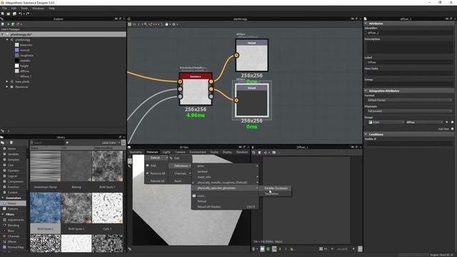 Substance Designer - Adding outputs for cross material compatability смотреть онлайн