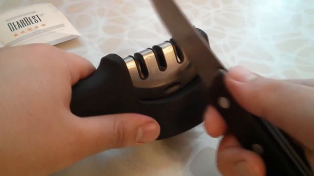 446698 Diamond Knife Sharpener - GearBest обзор смотреть онлайн