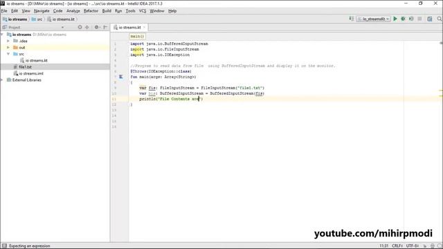 #286 Kotlin Tutorial | BufferedInputStream class смотреть онлайн