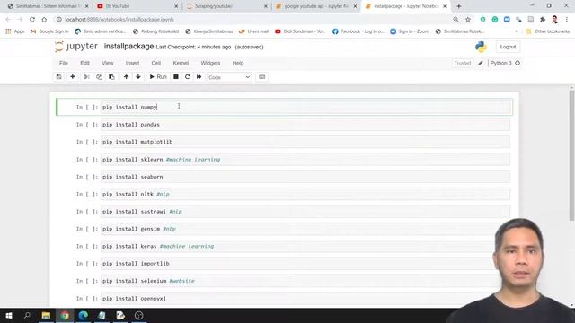 Python for Sustainable Business | Install package utama python lewat Jupyter Notebook смотреть онлайн