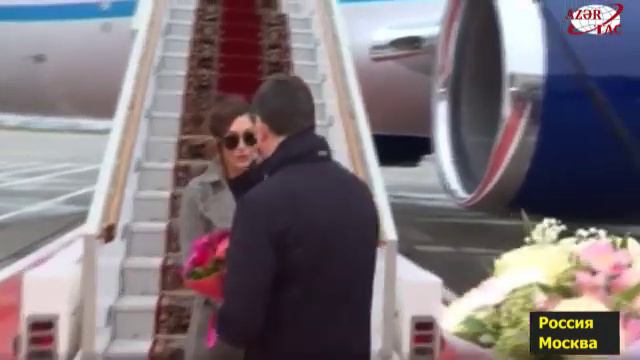 Первый вице президент Азербайджана Мехрибан Алиева прибыла с официальным визитом в Россию смотреть онлайн