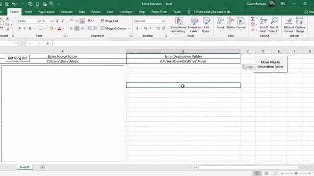 Excel VBA copy Files to A different folder смотреть онлайн