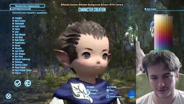 FINAL FANTASY XIV создание персонажа @ MMORPG с Тангаром