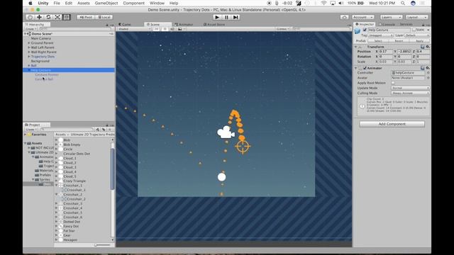 Unity 2D Trajectory Predictor Tutorial смотреть онлайн