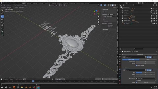 Lord Ganesha's Ornaments in Blender-4 смотреть онлайн