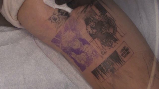 Jujutsu Kaisen Manga, Single-Needle Tattoo Session смотреть онлайн