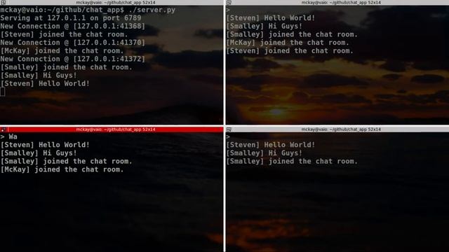 Python Chat Application Demo смотреть онлайн