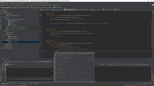 Android Tutorial #2 - Note Taker Application | Part #1 смотреть онлайн
