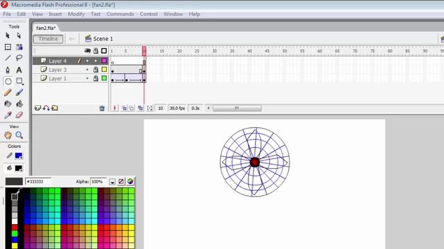 Macromedia Flash 8: Making an elctric fan part 3 смотреть онлайн
