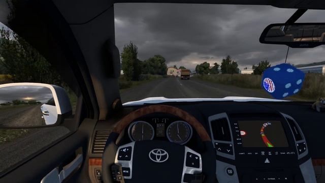 Toyota Land Cruiser V8 2012 | ETS 2 Gameplay | Logitech G920 Steering Wheel смотреть онлайн