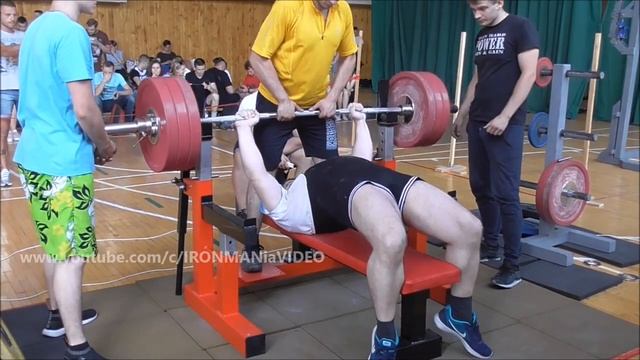 Жим лежа 175 кг Чемпионат Киева WPC AWPC 2018 смотреть онлайн
