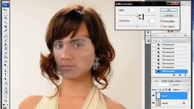 como cambiar de cuerpo-tutoriales Adobe Photoshop Cs3 español !!!!!!!!!!! смотреть онлайн