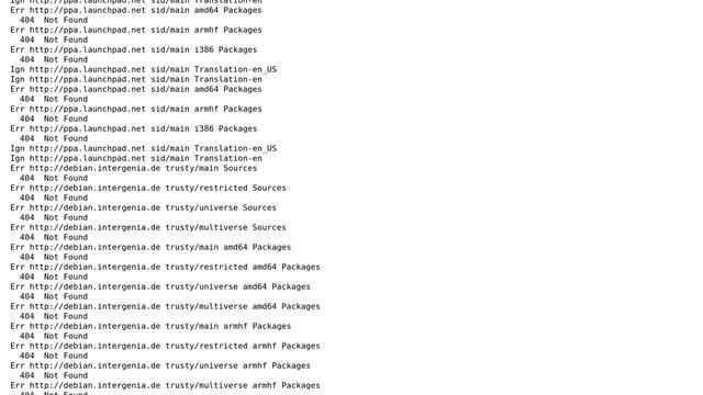 {14.04 Elementary OS} sudo apt-get update - Failed to Fetch (Also Software Center doesn't open) смотреть онлайн