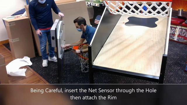 NBA Game Time Pro Basketball Home Arcade Game assembly tutorial смотреть онлайн