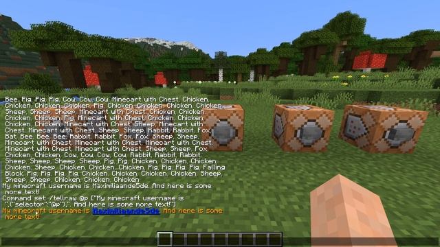 Minecraft - How To Add Usernames To Your Commands! смотреть онлайн