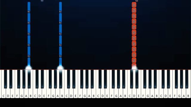 VIVALDI - Four Seasons - Winter I. Allegro Non Molto - WEDNESDAY (SLOW EASY PIANO TUTORIAL) смотреть онлайн