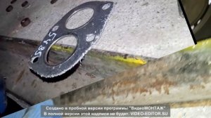 замена прокладки между коллектором и штанами ваз 2109 часть 2