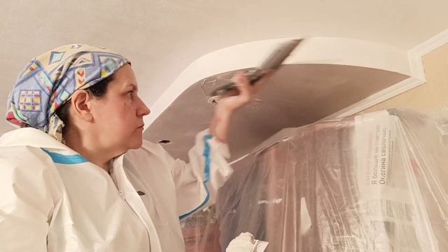 Гипсокартоновый потолок шпатлевание смотреть онлайн