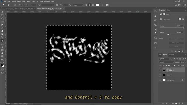 How to Create Spray Paint Text Effect in Photoshop [Free File] - Photoshop Tutorials смотреть онлайн
