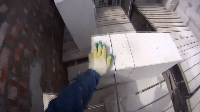 Подготовка под укладку деревянных балок перекрытия. смотреть онлайн