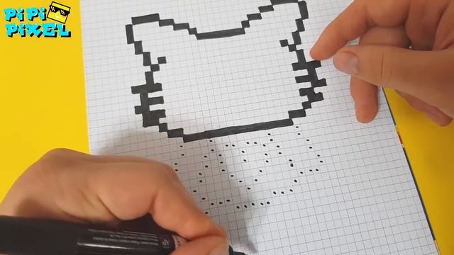6 ЖИВОТНЫХ В СТИЛЕ PIXEL ART !!! рисунки по клеточкам animals смотреть онлайн
