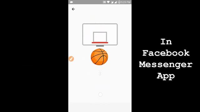 Play Basket Ball Game in Facebook Messenger App on Smartphone смотреть онлайн