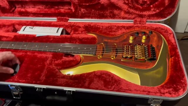 Ibanez JS2GD Goldboy Joe Satriani unboxing смотреть онлайн