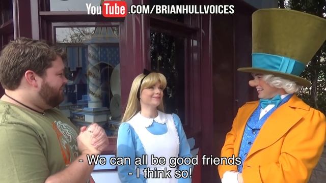 Doing Impressions To Characters At Disneyland